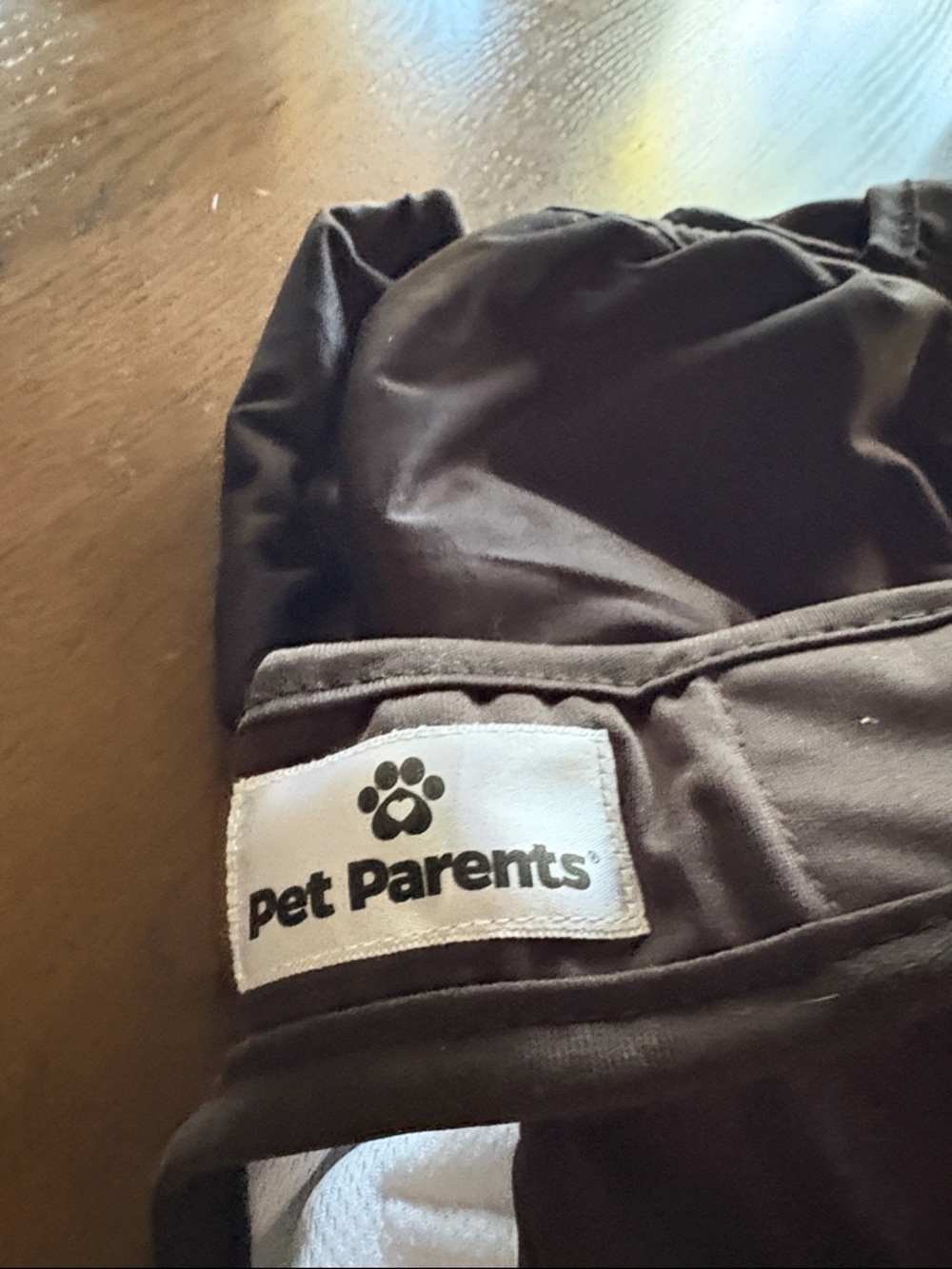 Black Washable Dog Diaper - Secure Fit - Picture 6 of 6